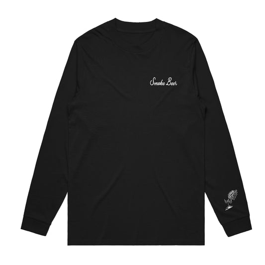 FLOWER - LONG SLEEVE - BLACK