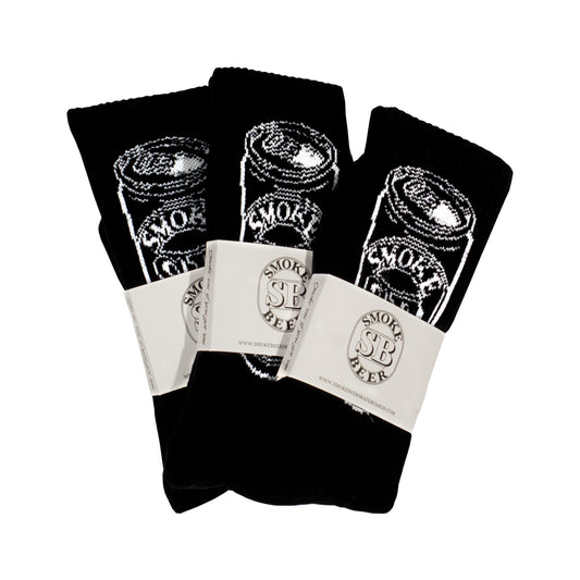 Can Logo Socks - BLACK