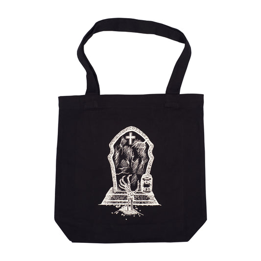 Graving A Beer - tote bag - BLACK